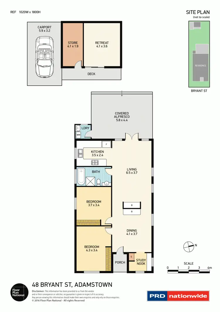 Floorplan of Homely house listing, 48 Bryant Street, Adamstown NSW 2289