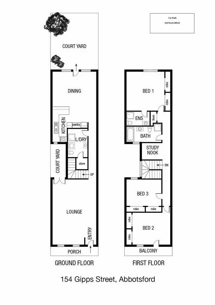 Floorplan of Homely house listing, 154 Gipps St, Abbotsford VIC 3067