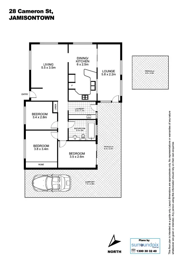 Floorplan of Homely house listing, 28 Cameron Street, Jamisontown NSW 2750