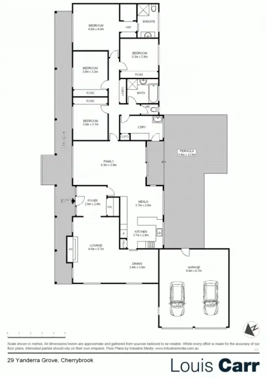 Floorplan of Homely house listing, 29 Yanderra Grove, Cherrybrook NSW 2126