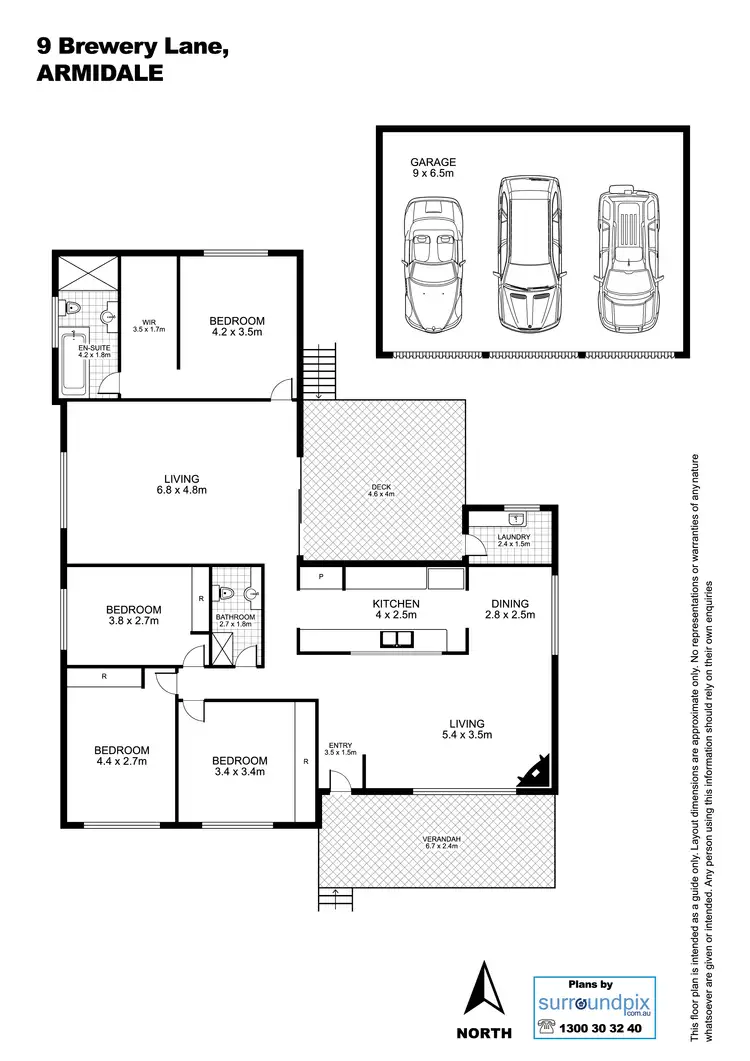 Floorplan of Homely house listing, 9. Brewery Lane, Armidale NSW 2350