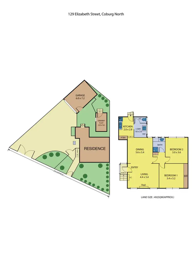 Floorplan of Homely house listing, 129 Elizabeth Street, Coburg North VIC 3058