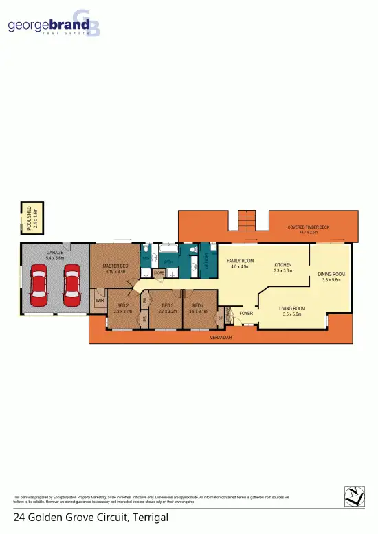 Floorplan of Homely house listing, 24 Golden Grove Circuit, Terrigal NSW 2260