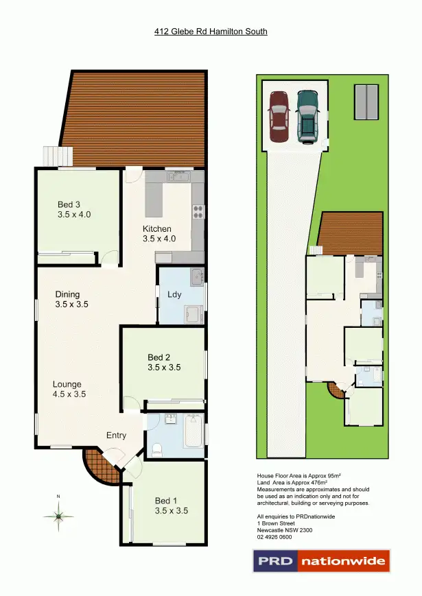 Floorplan of Homely house listing, 412 Glebe Road, Hamilton South NSW 2303