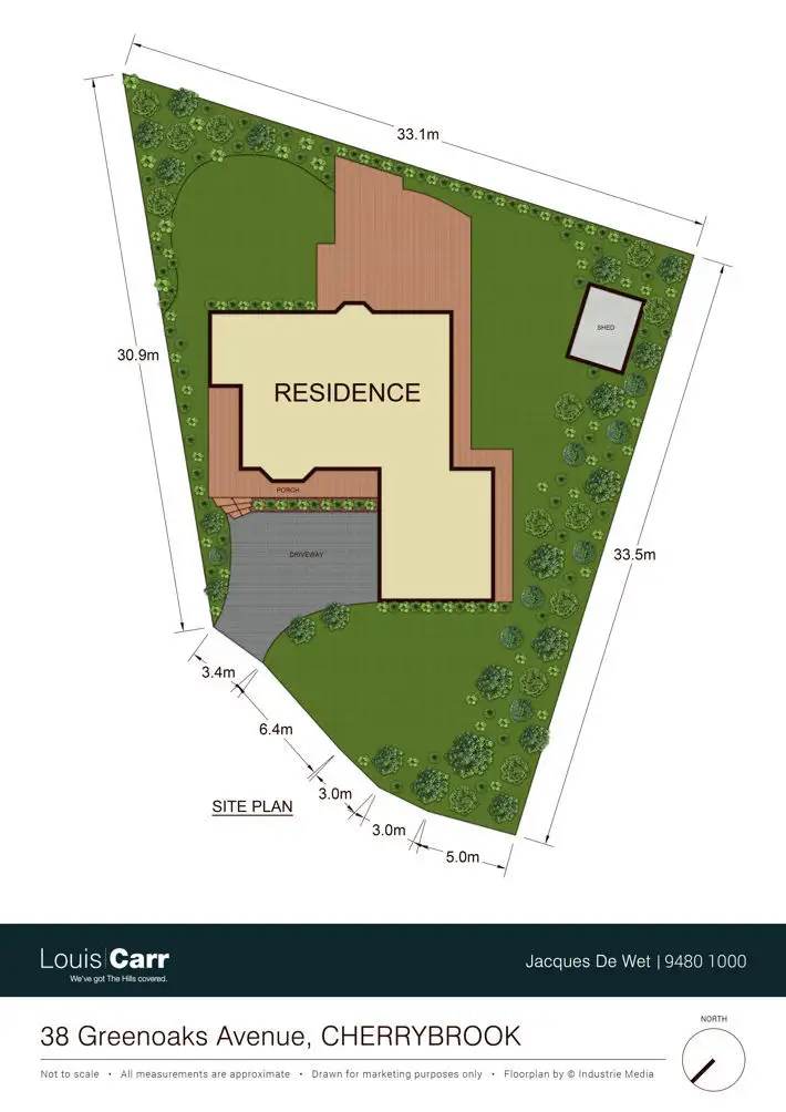 Floorplan of Homely house listing, 38 Greenoaks Avenue, Cherrybrook NSW 2126