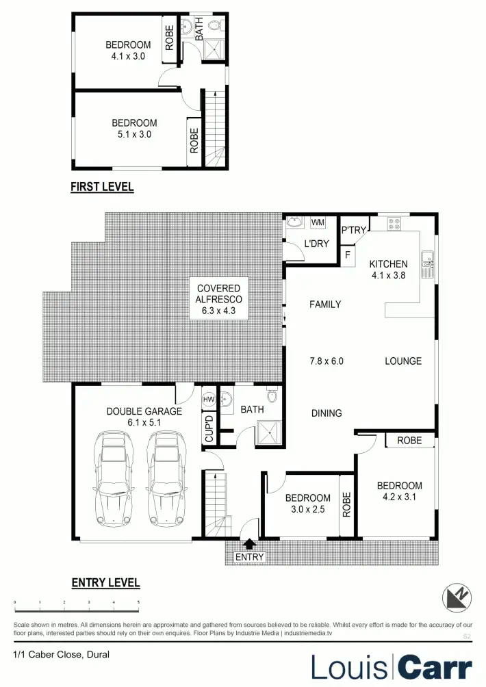 Floorplan of Homely house listing, 1/1 Caber Close, Dural NSW 2158