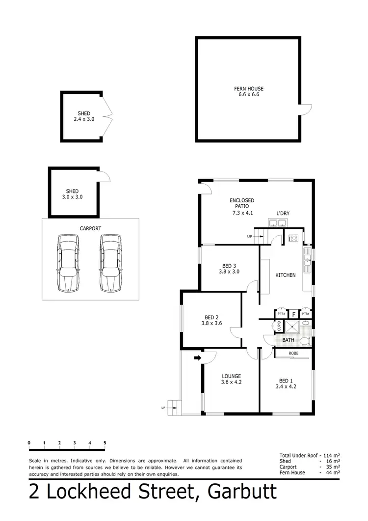Floorplan of Homely house listing, 2 Lockheed Street, Garbutt QLD 4814