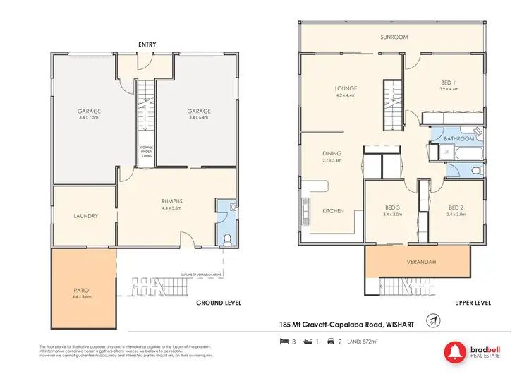 Floorplan of Homely house listing, 185 Mt Gravatt-Capalaba Road, Wishart QLD 4122