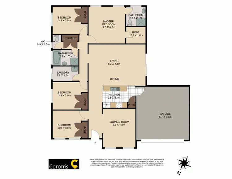 Floorplan of Homely house listing, 59 Burns Circuit, Augustine Heights QLD 4300