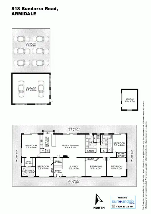 Floorplan of Homely rural property listing, 818 Bundarra Road, Armidale NSW 2350