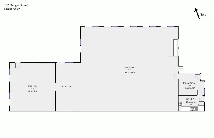 Floorplan of Homely house listing, 132 Bridge Street, Uralla NSW 2358