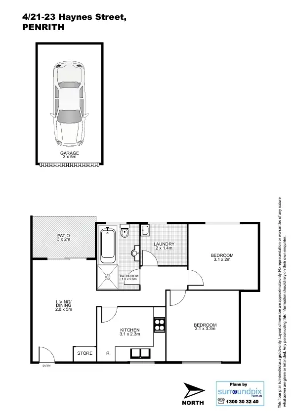 Floorplan of Homely house listing, 4/21-23 Haynes Street, Penrith NSW 2750