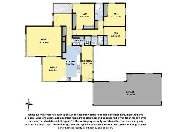 Floorplan of Homely house listing, 59 Sinclair Street, Colac VIC 3250