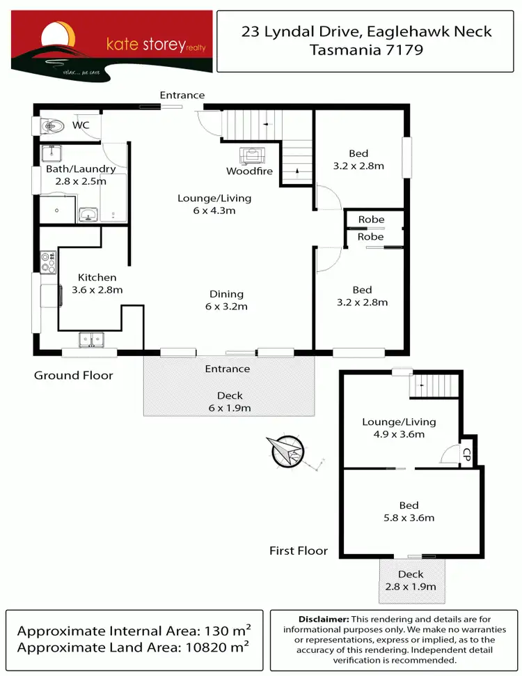 Floorplan of Homely house listing, 23 Lyndal Drive, Eaglehawk Neck TAS 7179