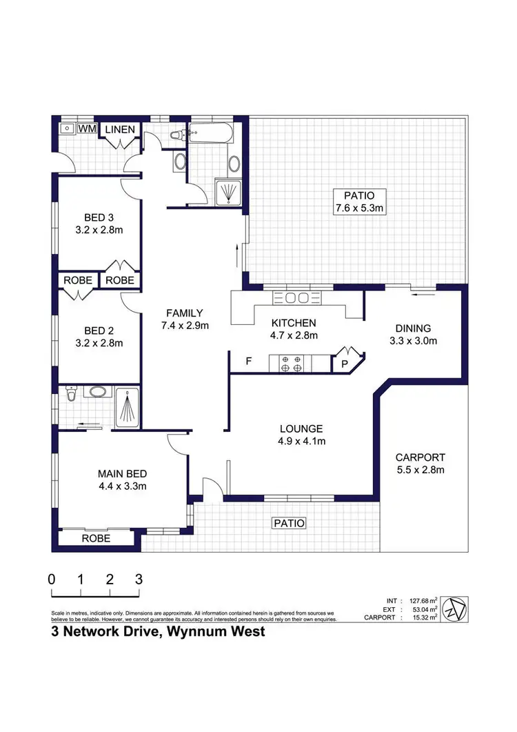 Floorplan of Homely house listing, 3 Network Drive, Wynnum West QLD 4178