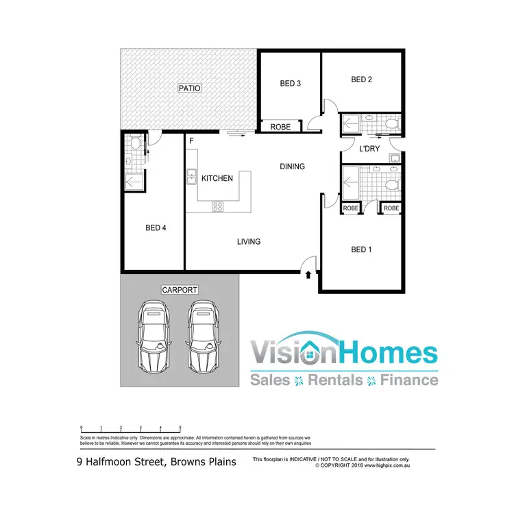 Floorplan of Homely house listing, 9 Halfmoon Street, Browns Plains QLD 4118