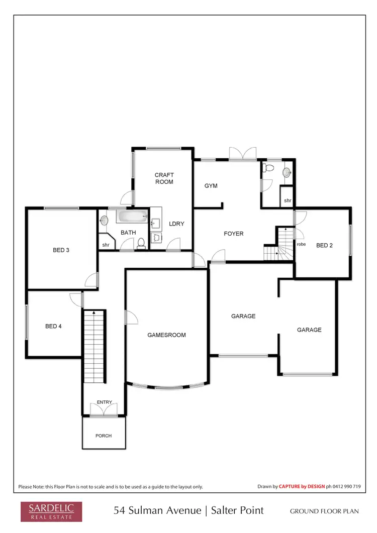 Floorplan of Homely house listing, 54 Sulman Avenue, Salter Point WA 6152