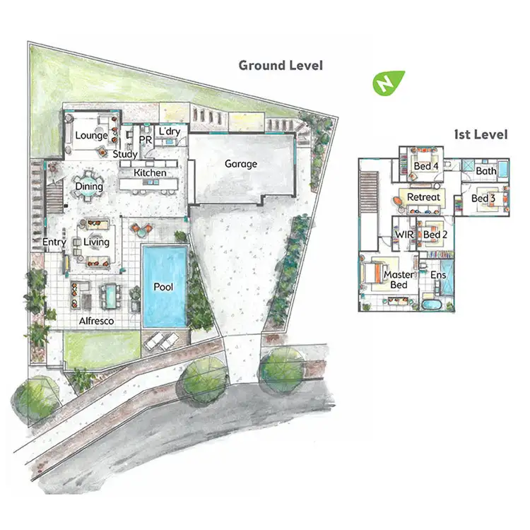 Floorplan of Homely house listing, 26 Smoke Bush Drive, Noosa Heads QLD 4567