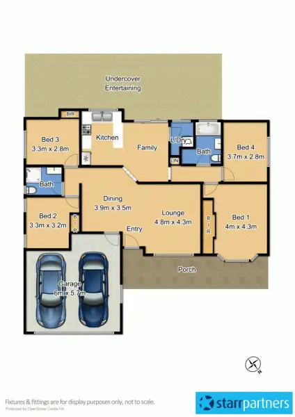 Floorplan of Homely house listing, 6 Armitage Drive, Glendenning NSW 2761