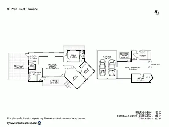 Floorplan of Homely house listing, 90 Pope St, Tarragindi QLD 4121