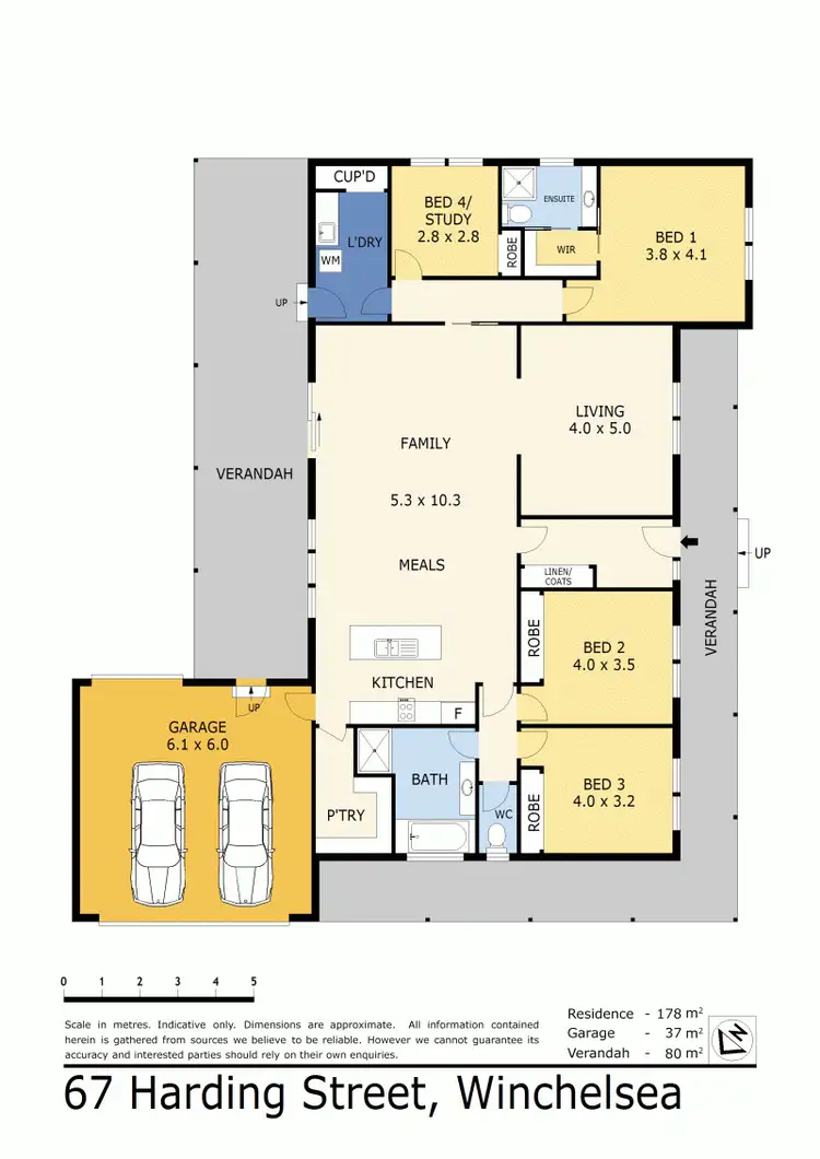 Floorplan of Homely house listing, 67 Harding Street, Winchelsea VIC 3241