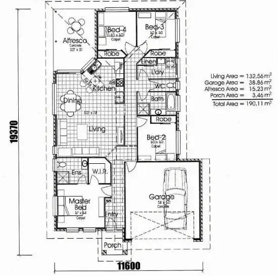 Floorplan of Homely house listing, 86 Pauls Rd, Upper Caboolture QLD 4510