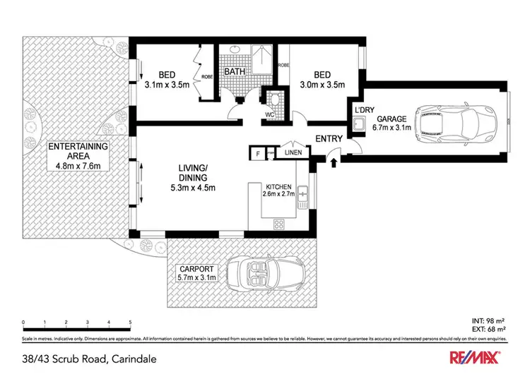 Floorplan of Homely villa listing, 38/43 Scrub Road, Carindale QLD 4152