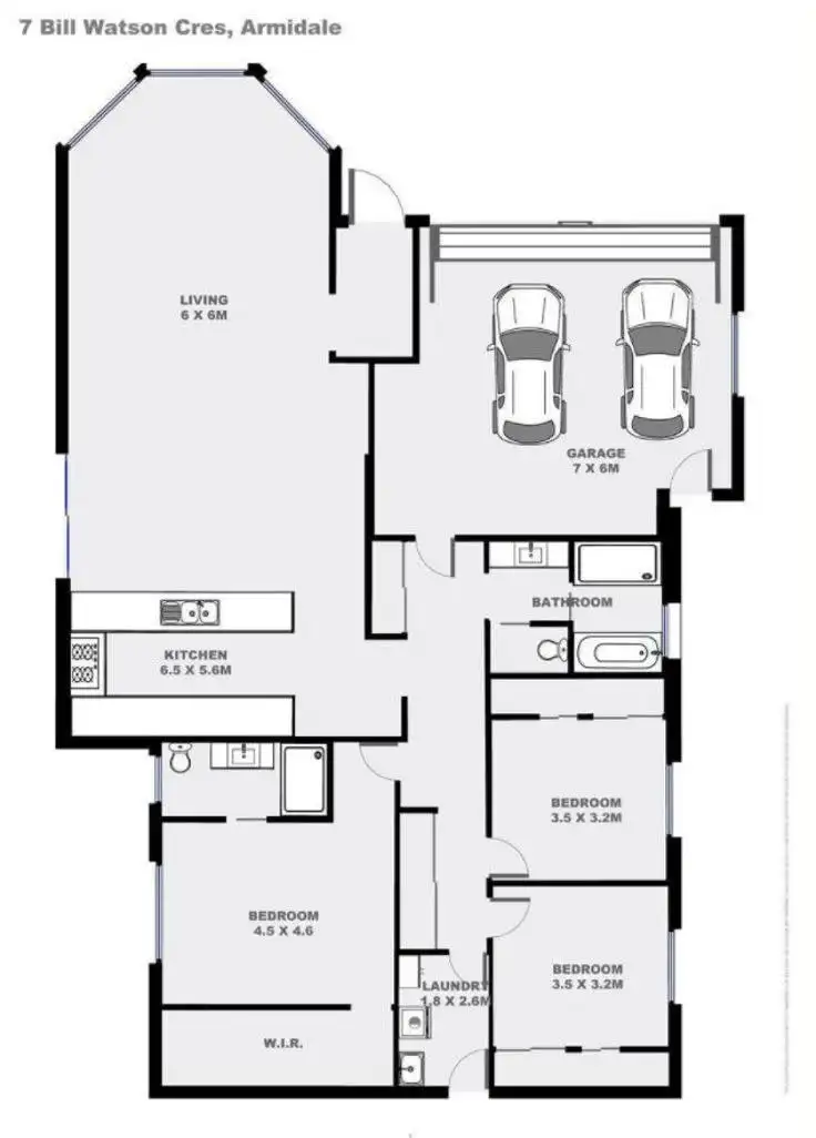 Floorplan of Homely house listing, 7a Bill Watson Avenue, Armidale NSW 2350