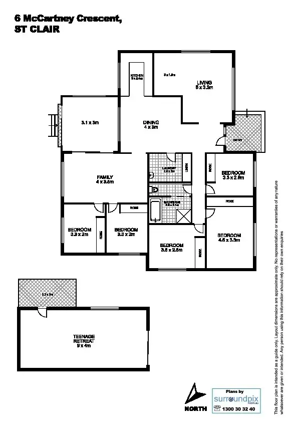 Floorplan of Homely house listing, 6 McCartney Crescent, St Clair NSW 2759