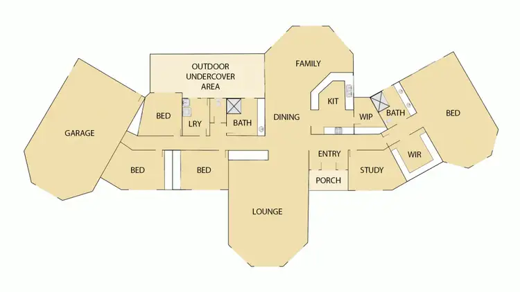 Floorplan of Homely house listing, 4 Allira Court, Pomona QLD 4568