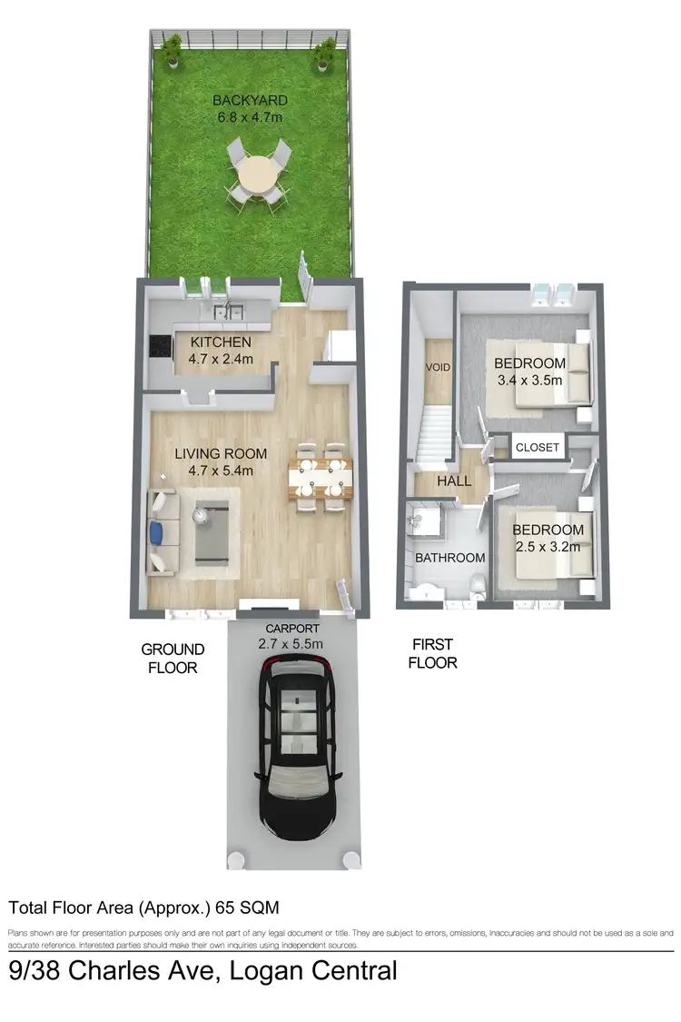 Floorplan of Homely townhouse listing, 9/38 Charles Avenue, Logan Central QLD 4114