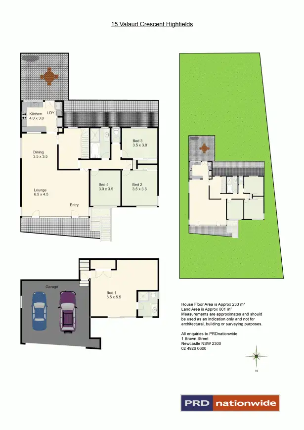 Floorplan of Homely house listing, 15 Valaud Crescent, Highfields NSW 2289