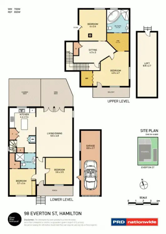 Floorplan of Homely house listing, 98 Everton Street, Hamilton NSW 2303
