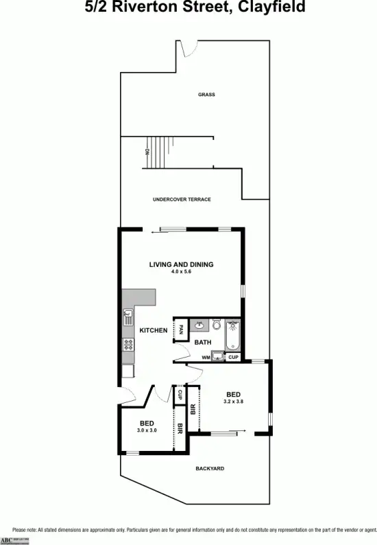Floorplan of Homely unit listing, 5 at 2 Riverton Street, Clayfield QLD 4011