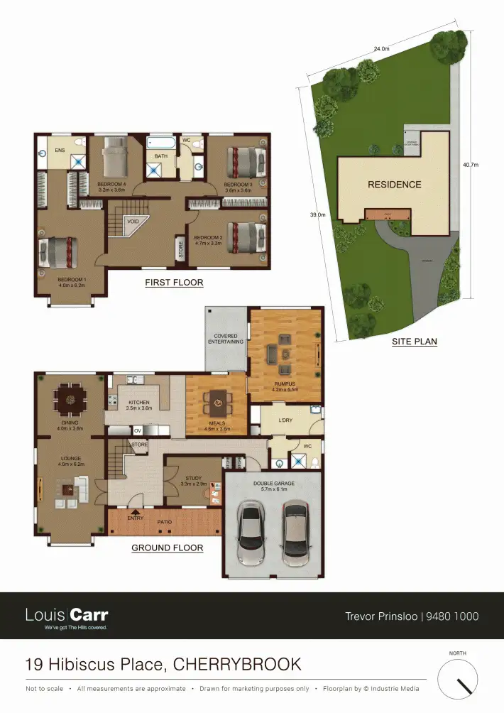Floorplan of Homely house listing, 19 Hibiscus Place, Cherrybrook NSW 2126