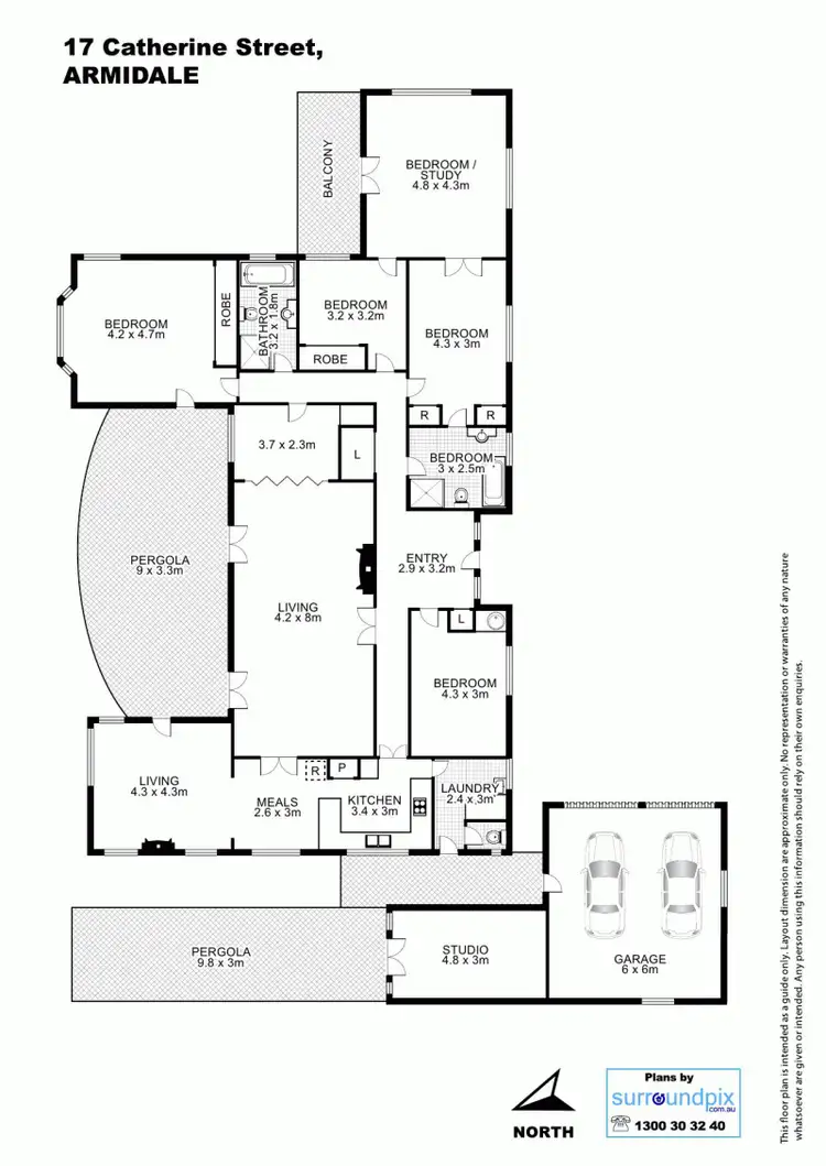 Floorplan of Homely house listing, 17 Catherine Street, Armidale NSW 2350