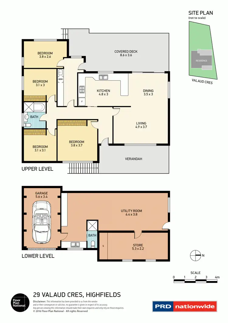 Floorplan of Homely house listing, 29 Valaud Crescent, Highfields NSW 2289