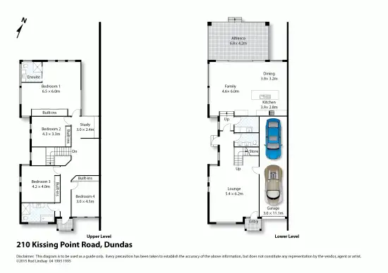 Floorplan of Homely semi-detached listing, 210 Kissing Point Road, Dundas NSW 2117