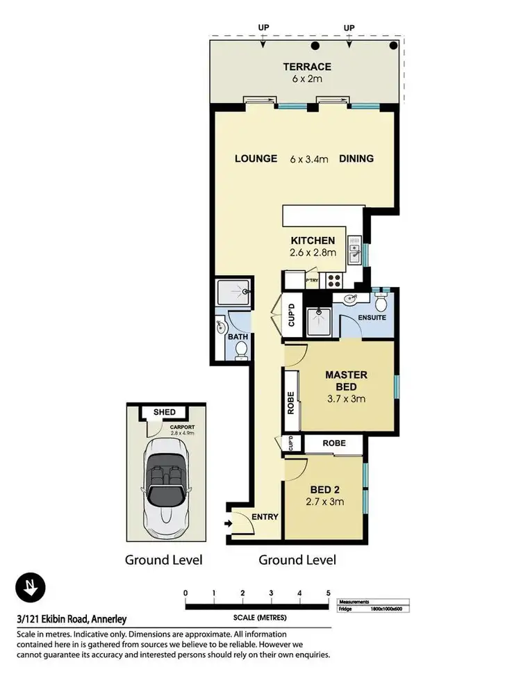 Floorplan of Homely unit listing, 3/121 Ekibin Road, Annerley QLD 4103