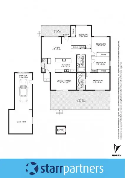Floorplan of Homely house listing, 6 Jackaranda Road, North St Marys NSW 2760
