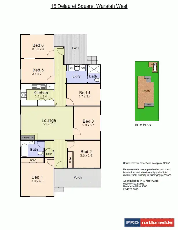 Floorplan of Homely house listing, 16 Delauret Square, Waratah West NSW 2298