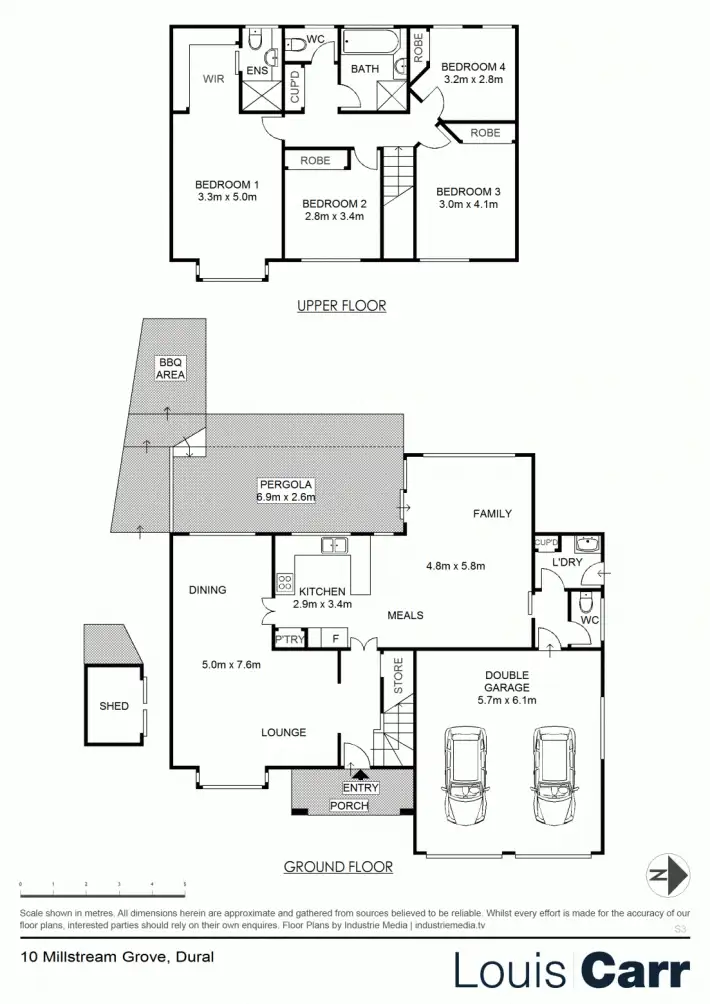 Floorplan of Homely house listing, 10 Millstream Grove, Dural NSW 2158