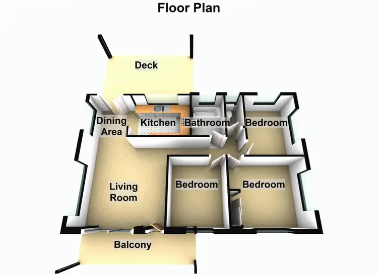 Floorplan of Homely house listing, 47 Reserve Road, Slacks Creek QLD 4127