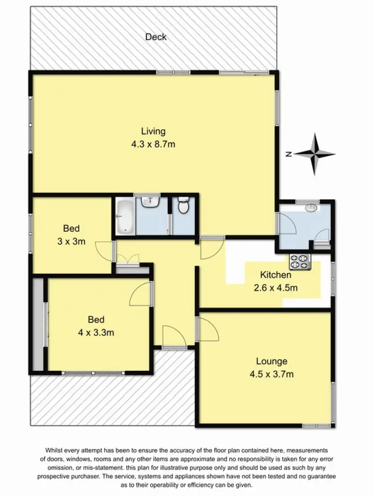 Floorplan of Homely house listing, 26 John Crescent, Colac VIC 3250
