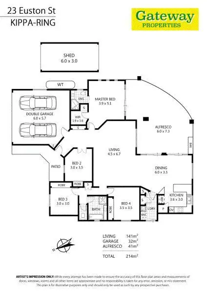 Floorplan of Homely house listing, 23 EUSTON STREET, Kippa-ring QLD 4021
