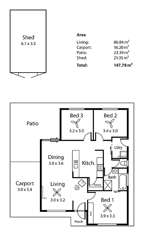 Floorplan of Homely house listing, 2/24 Gallasch Dr, Mount Barker SA 5251