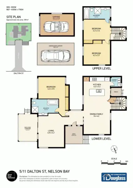 Floorplan of Homely house listing, 5/11 Dalton Street, Nelson Bay NSW 2315