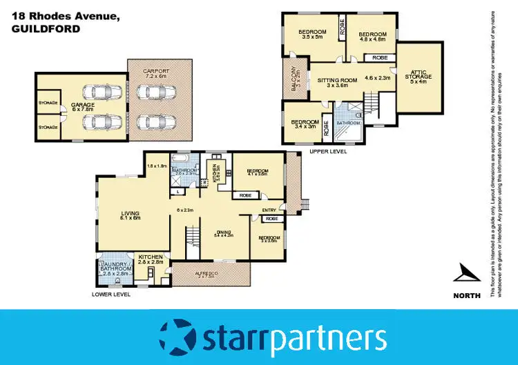 Floorplan of Homely house listing, 18 Rhodes Avenue, Guildford NSW 2161