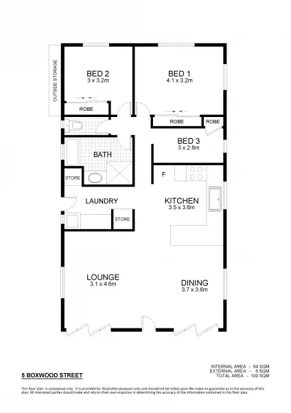 Floorplan of Homely house listing, 5 Boxwood Court, Douglas QLD 4814