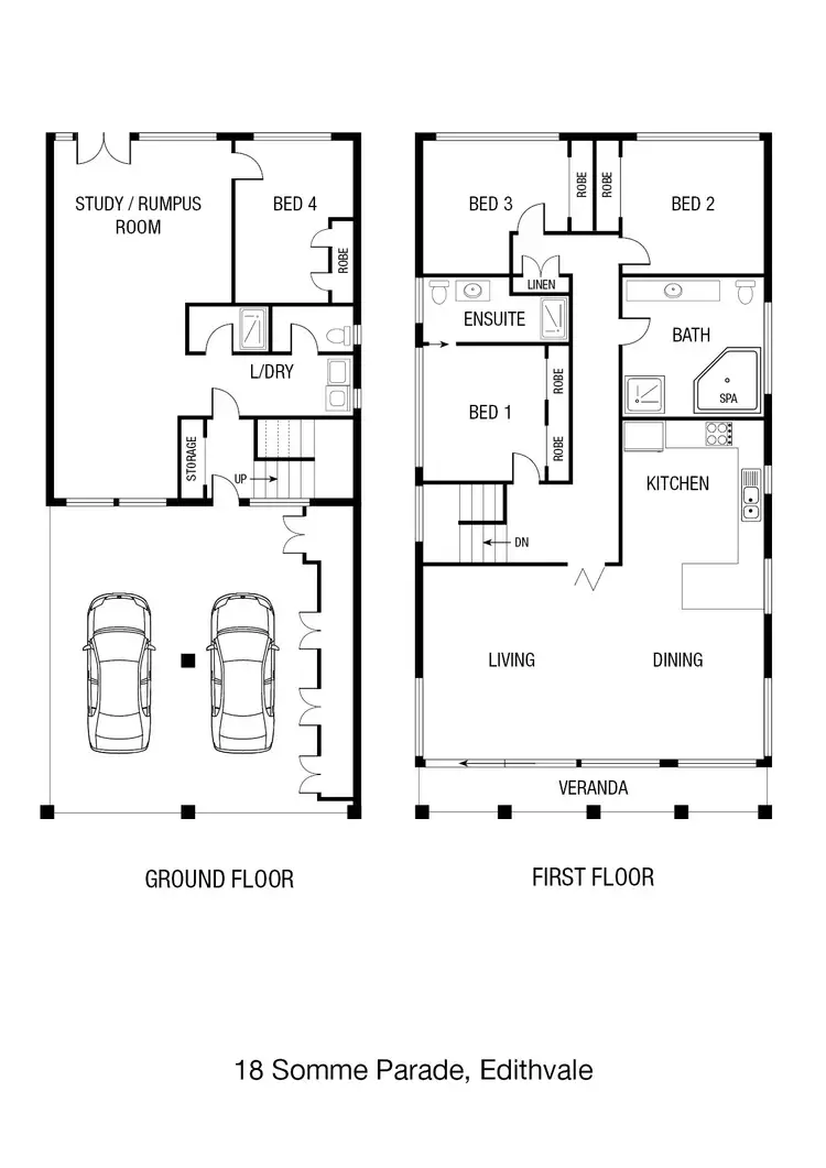 Floorplan of Homely house listing, 18 Somme Parade, Edithvale VIC 3196